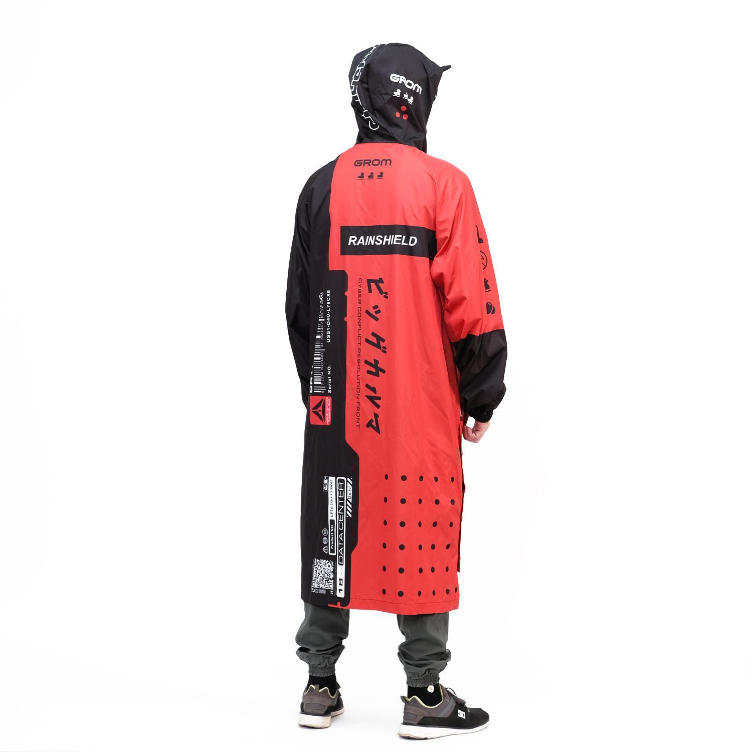 Дождевик Grom Cyber red Дождевик Grom Cyber red